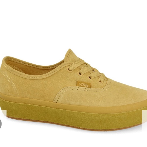 mustard suede vans